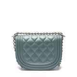 Borsa a mano da donna 100% PVC FLAT ZOE-DARK JEANS + OFF SILVER Marc Ellis