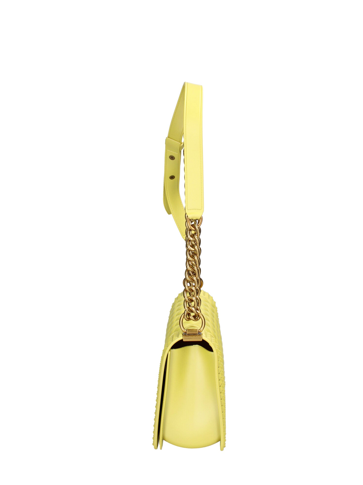 Borsa a mano donna 100% gomma FLAT PENKA M-PYRATE GREEN-LIGHT OTTONE Marc Ellis