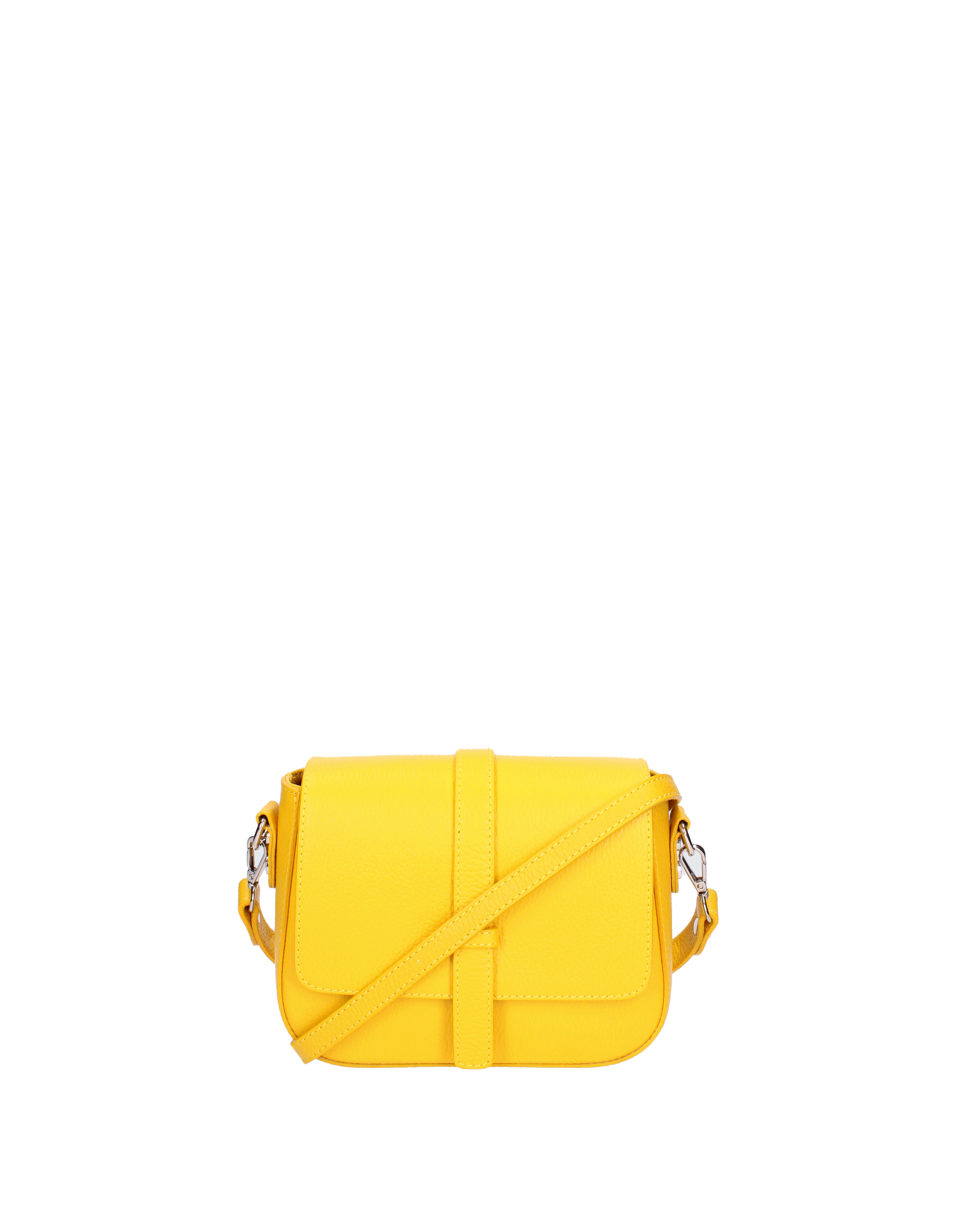 Borsa a tracolla da donna Vera pelle 07203-D04 GIALLO Roberta Rossi