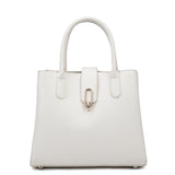 Borsa a mano da donna 100% pelle vegana PU 712-2PT-WHITE Diana&co