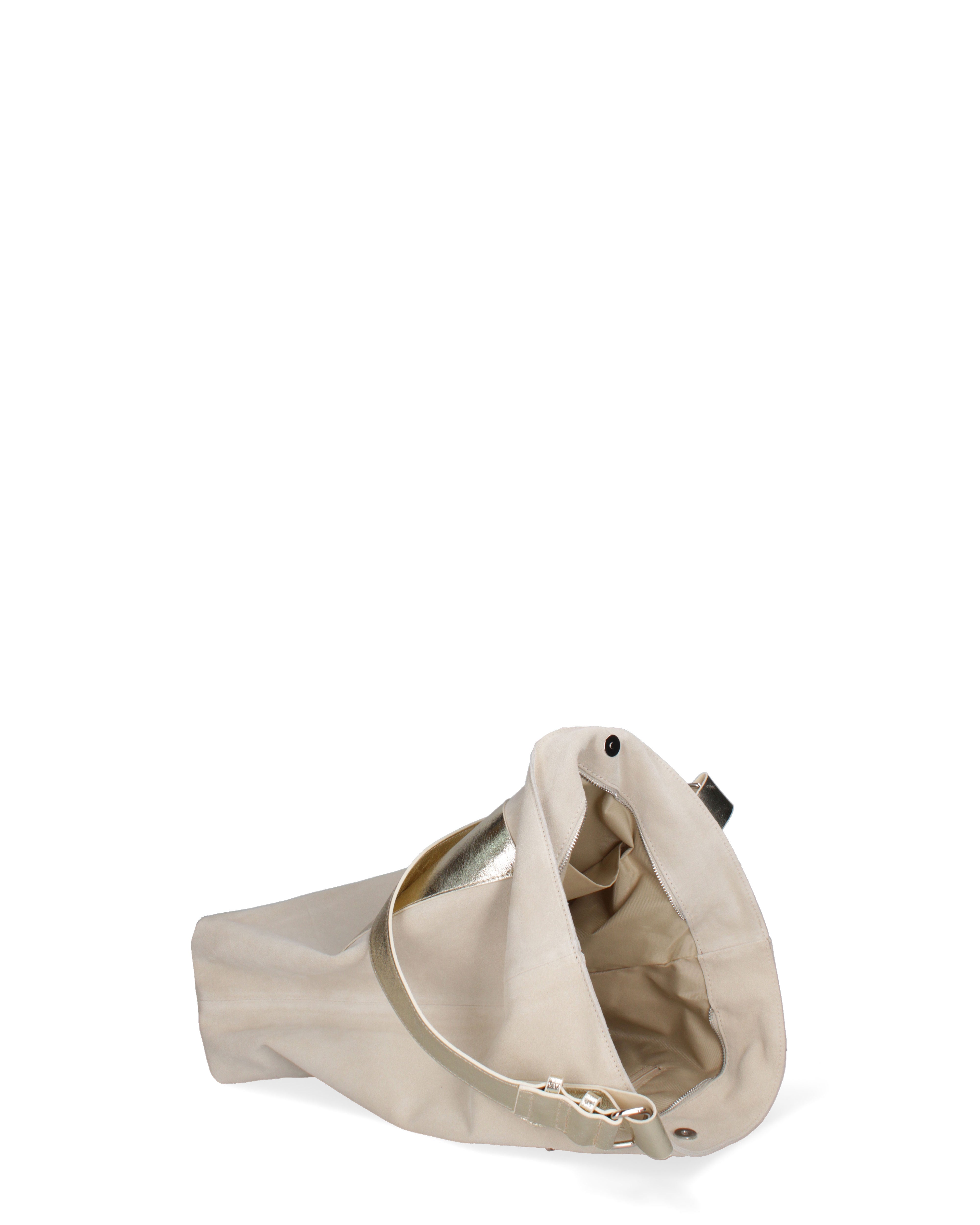 Borsa a spalla da donna Vera pelle 07312-D02 BEIGE+L003 Roberta Rossi