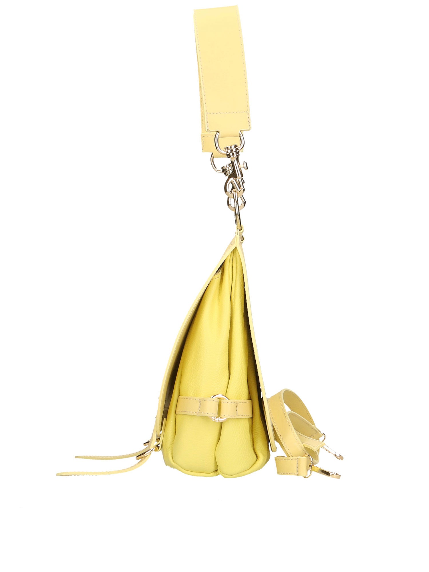 Lisetta Borsa a tracolla da donna Vera pelle 8683-GIALLO Gave Lux