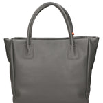 Verdiana Borsa a mano da donna Vera Pelle 06505-D27 GRIGIO SCURO Gave Lux