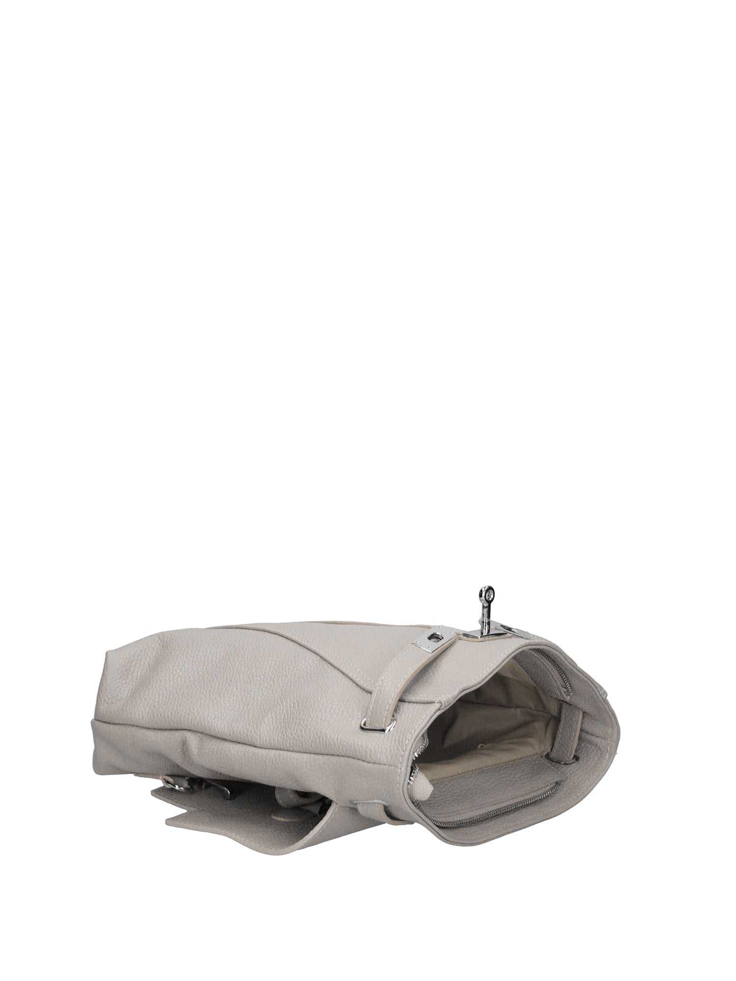 Borsa a mano da donna Vera pelle 07248-D86 GRIGIO PERLA Roberta Rossi