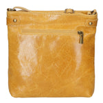 Carmen Borsa a tracolla da donna Vera pelle 10034-GIALLO Gave Lux