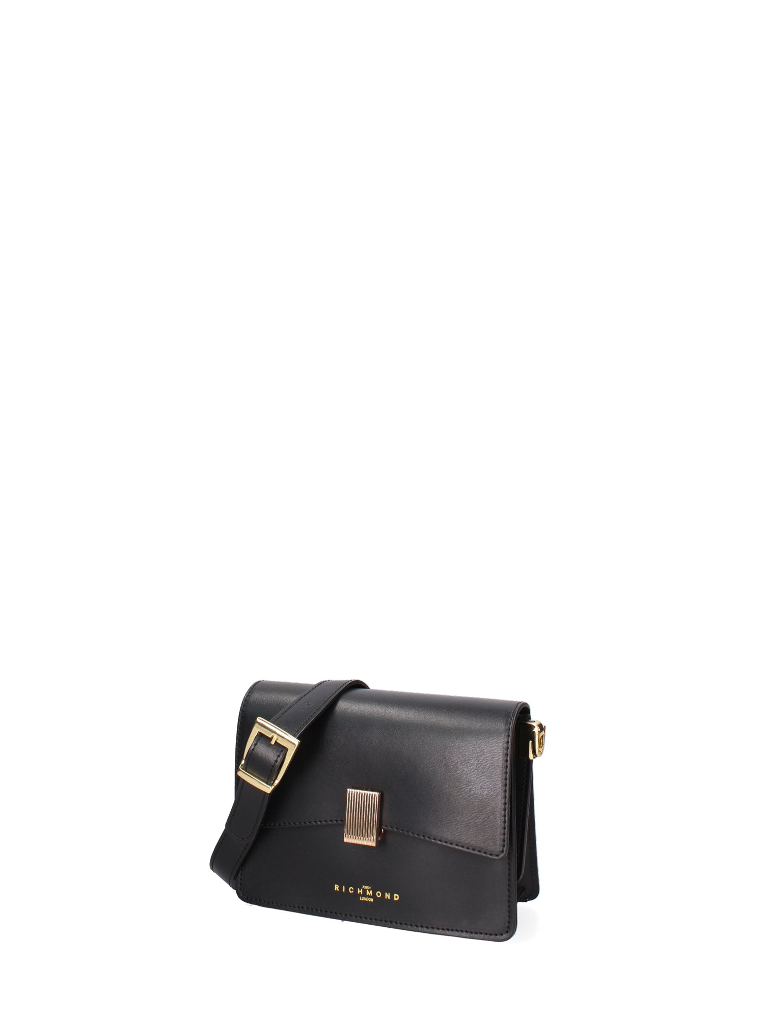Borsa a tracolla da donna 100% vera pelle JR-W-1105L-SA-BLACK John Richmond