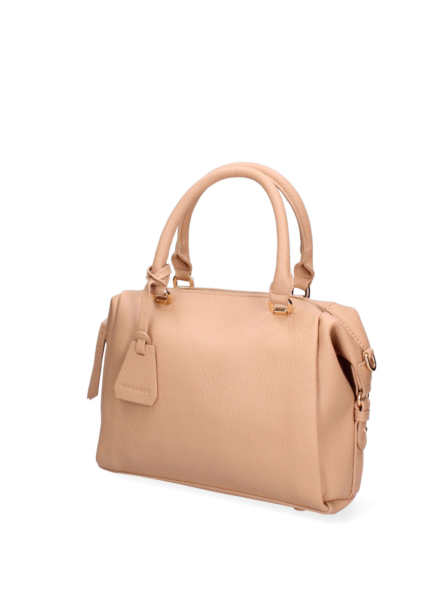 Borsa a mano da donna Ecopelle e Zip 631-1-CASHMERE Diana&co
