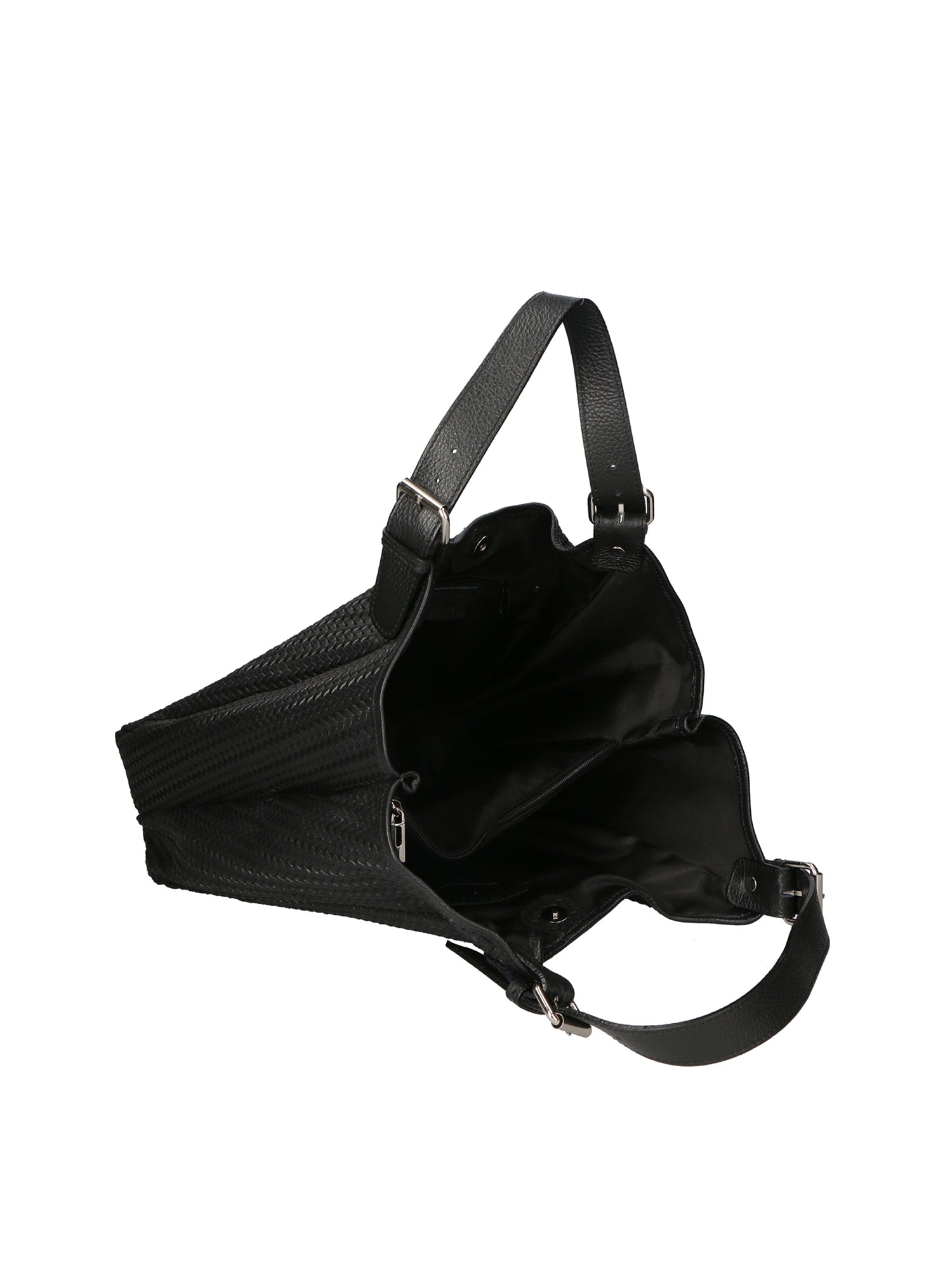 Elettra Borsa a mano da donna Vera pelle 80050-NERO Gave Lux
