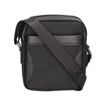 Borsa a tracolla uomo Pelle vegana e nylon PCL3062-BLACK Northampton Polo Club