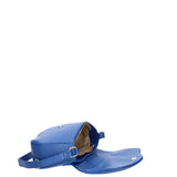 Borsa a spalla da donna Vera pelle 07152-D22 BLUETTE Viola Castellani