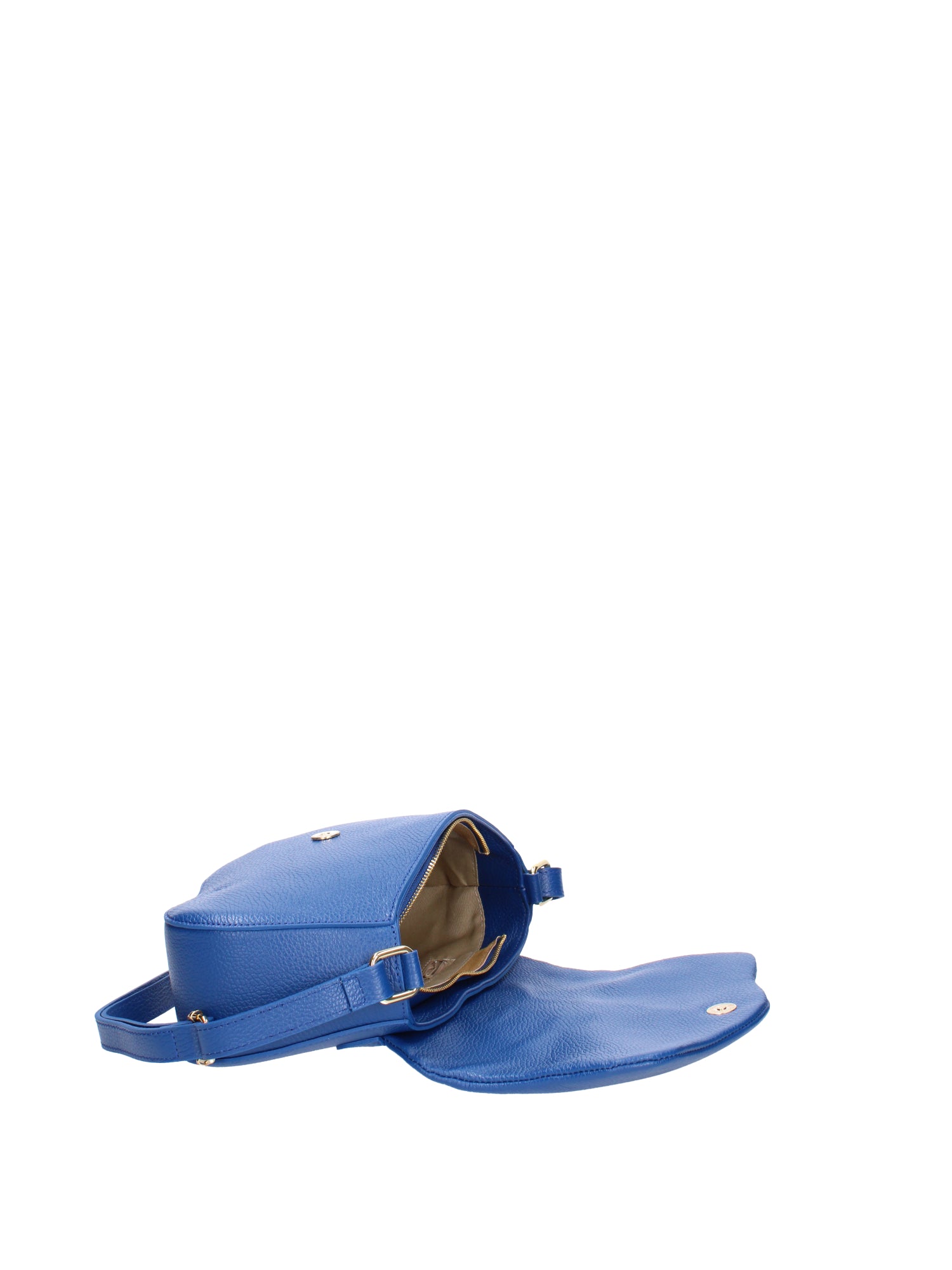 Borsa a spalla da donna Vera pelle 07152-D22 BLUETTE Viola Castellani
