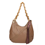 Artemisia Borsa a spalla da donna Vera pelle 05462-S40 TAUPE L015 T.MORO Gave Lux