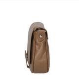 Bianca Borsa a tracolla da donna Vera pelle 10016 1020-S05 TAUPE CHIARO Gave Lux