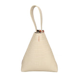 Ombretta Borsa a mano da donna Vera pelle 00643-C37+C35 BEIGE+ARANCIONE Gave Lux
