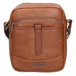 Borsa a tracolla uomo 100% PU Leather PCL3006-BROWN Northampton Polo Club