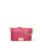 Borsa a mano da donna 100% Pvc FLAT-S 24-CHERRY - GOLD Marc Ellis