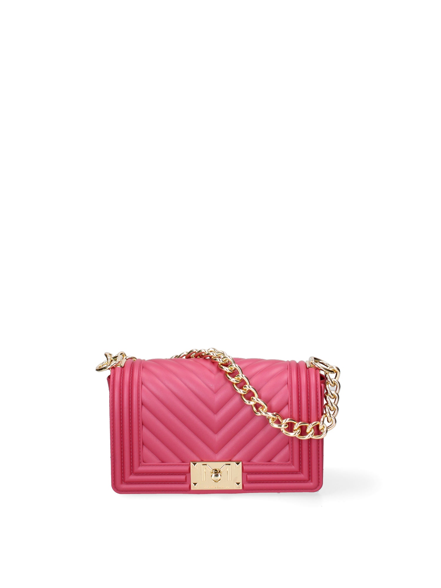 Borsa a mano da donna 100% Pvc FLAT-S 24-CHERRY - GOLD Marc Ellis