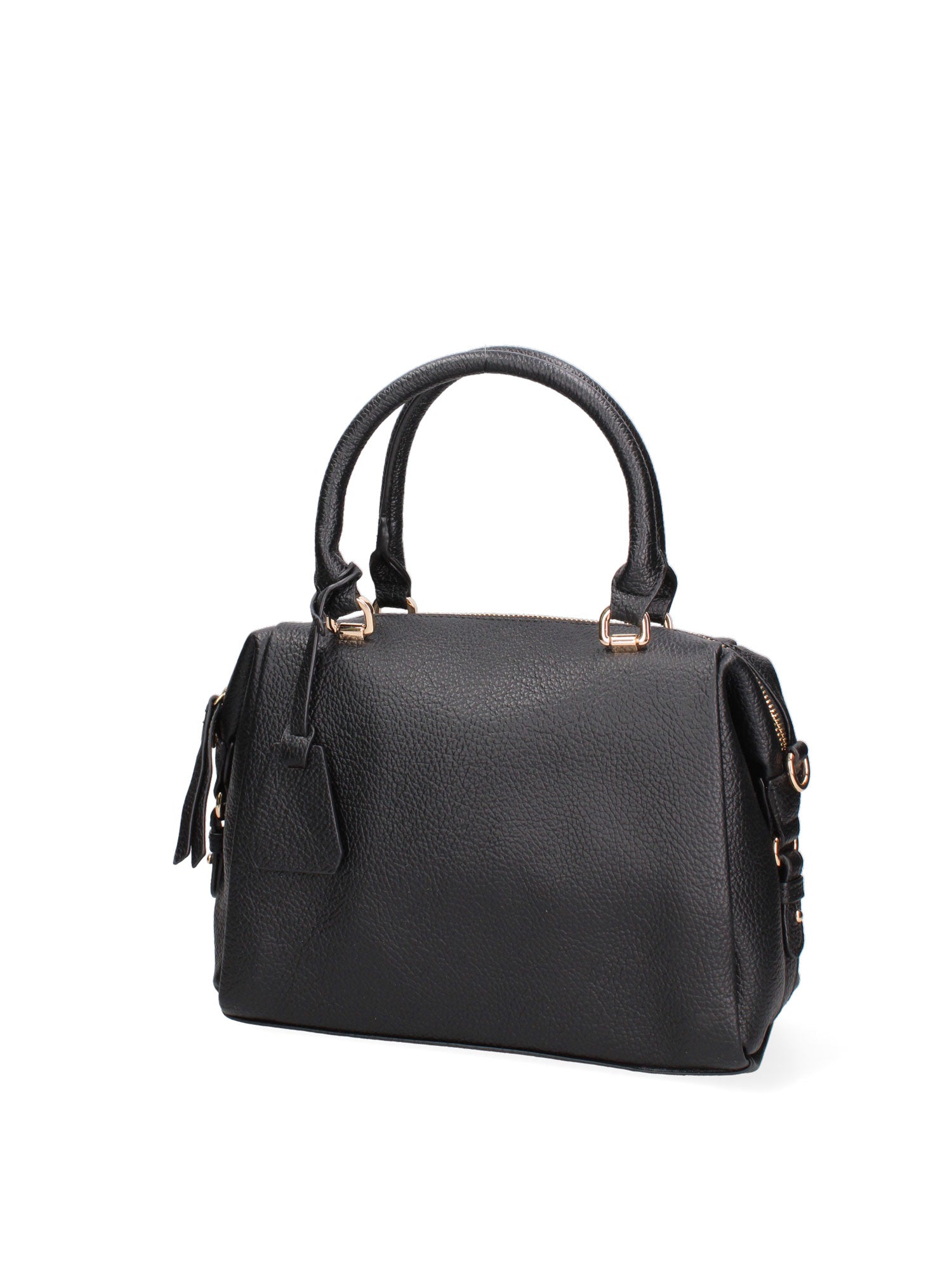 Borsa a mano da donna Ecopelle e Zip 631-1-BLACK Diana&co