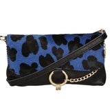 Safira Borsa a mano da donna Vera pelle 04760-LEO G BLU Gave Lux