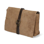 Benedetta Borsa a tracolla da donna Pelle Scamosciata 10011-TAUPE Gave Lux