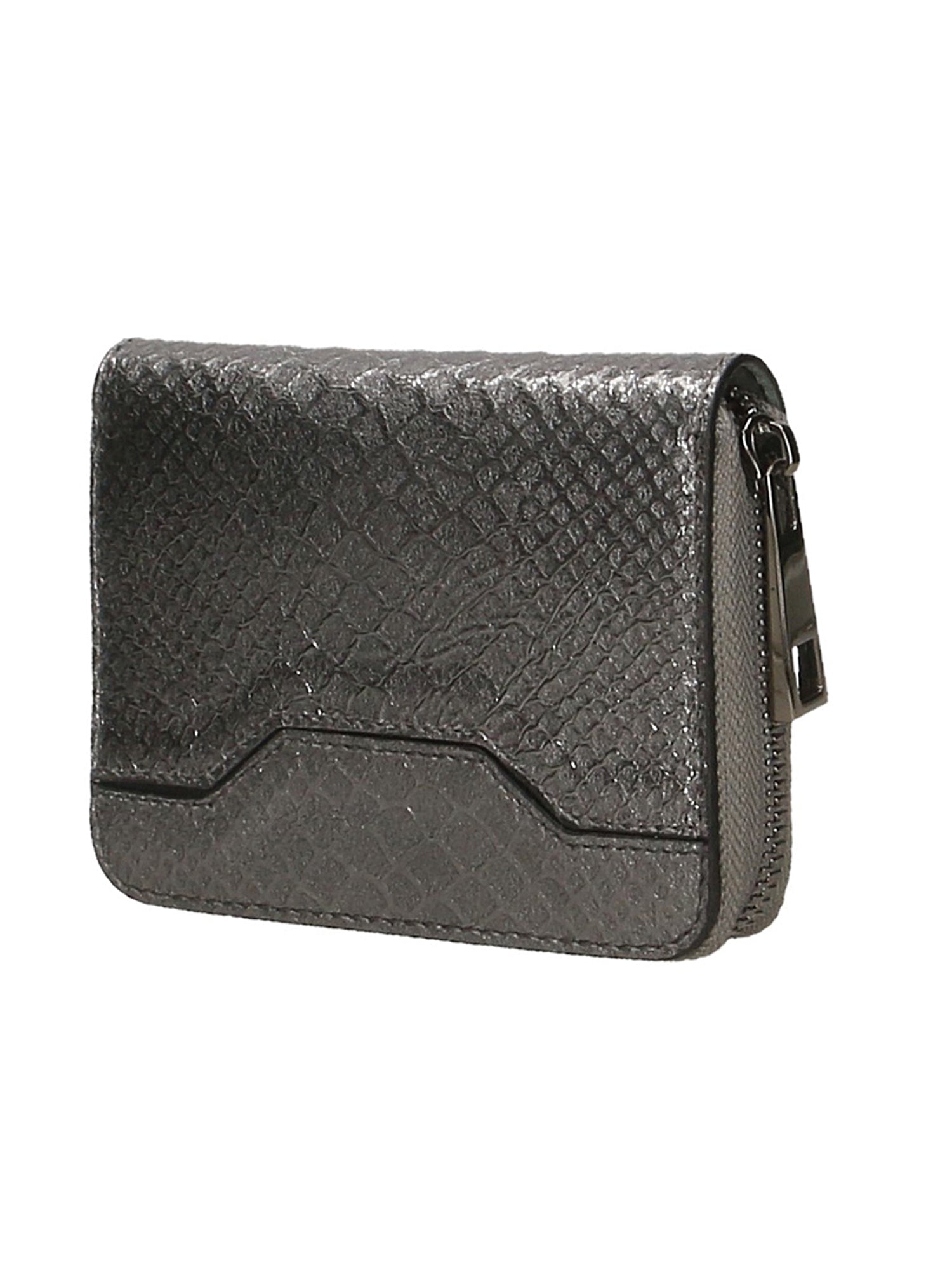 Nohemi Portafoglio donna vera pelle Zip 524072-FERRO Gave Lux