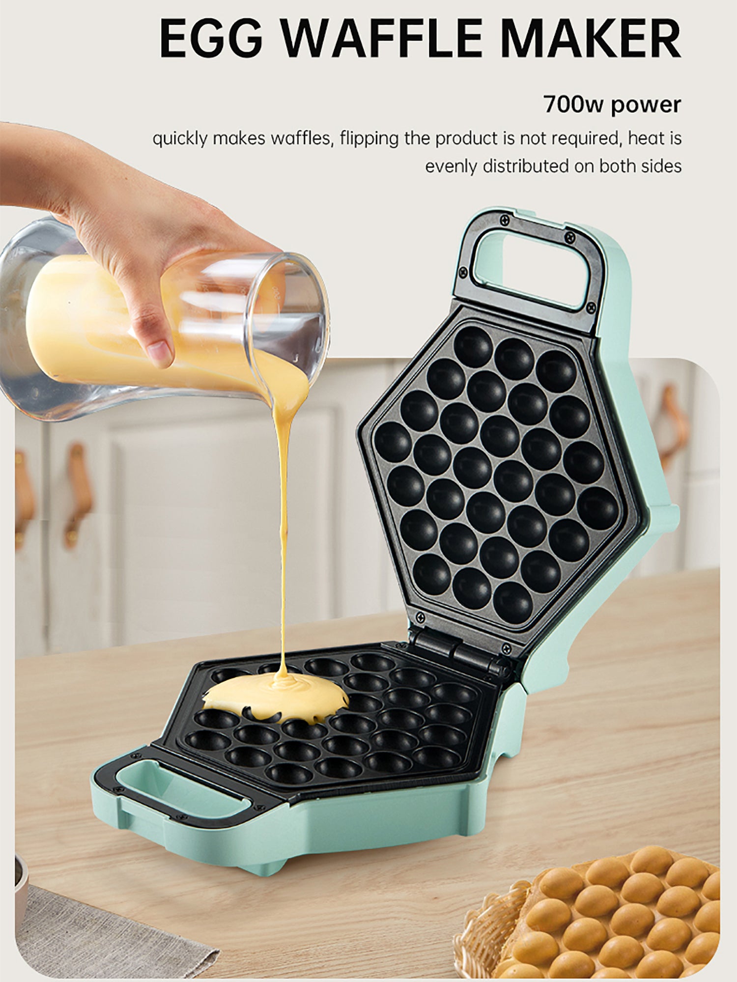 Macchina per Waffle Plastica & Teflon Volkshin