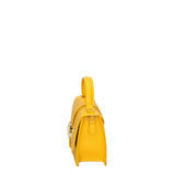 Aroa Borsa a mano da donna Vera pelle 07132-D04 GIALLO Gave Lux