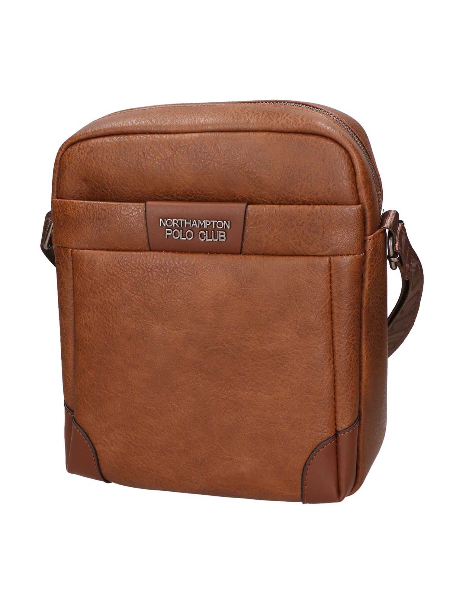 Borsa a tracolla uomo in pelle PU Casual PCL3008-COFFEE Northampton Polo Club