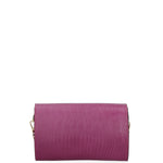 Borsa a tracolla da donna Vera pelle 00734-217 PETUNIA Viola Castellani