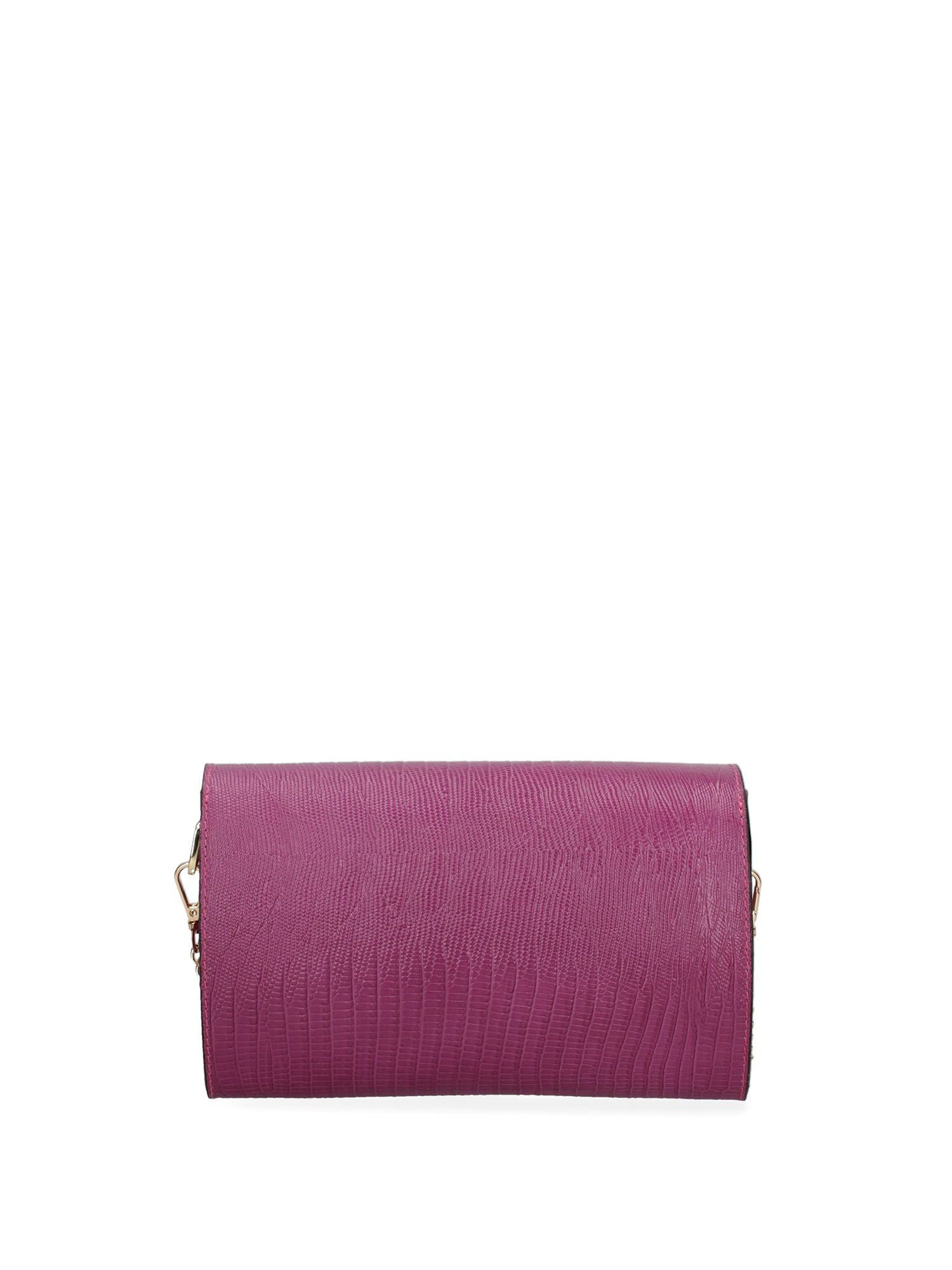 Borsa a tracolla da donna Vera pelle 00734-217 PETUNIA Viola Castellani