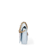 Borsa a spalla da donna Ecopelle DC3122-2-LIGHTBLUE Diana&co