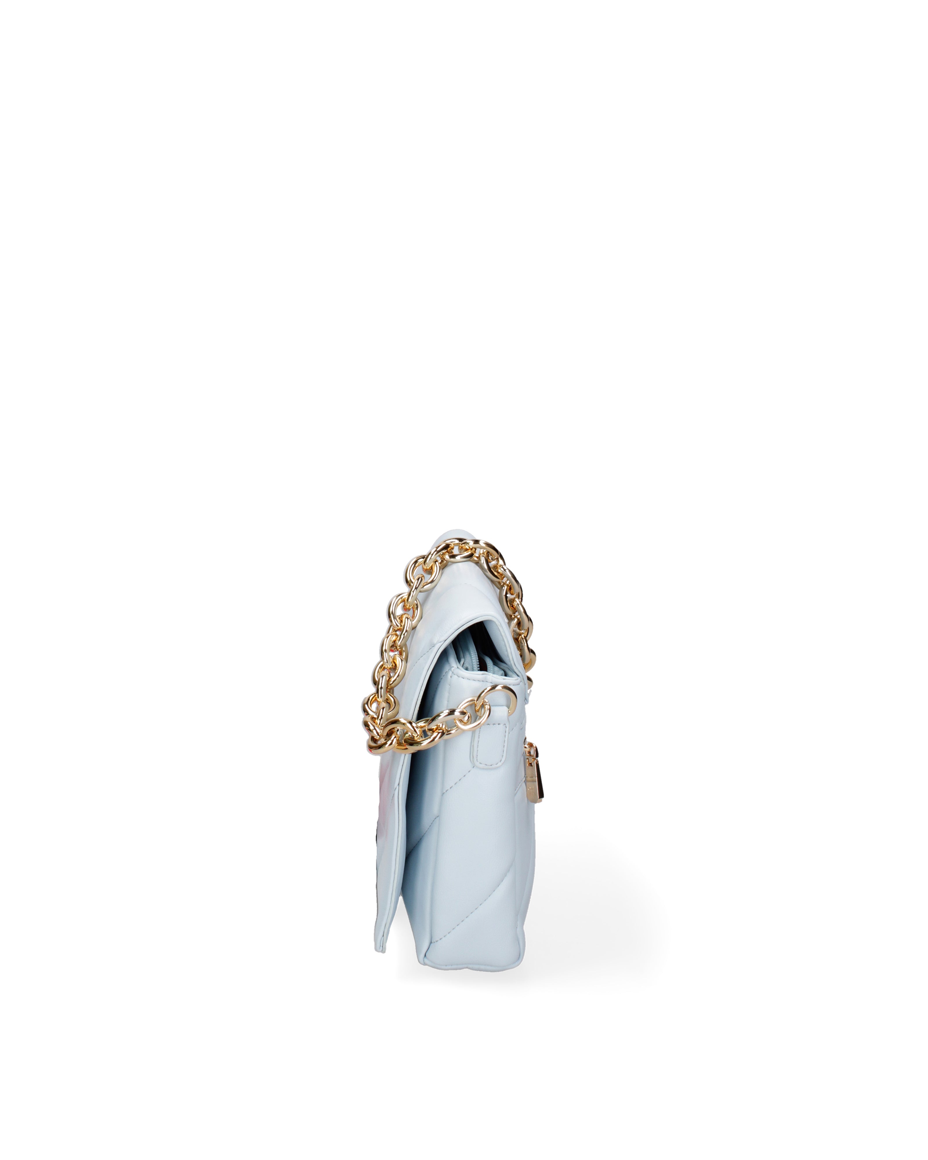 Borsa a spalla da donna Ecopelle DC3122-2-LIGHTBLUE Diana&co