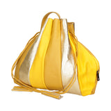 Nunzia Borsa a spalla da donna Vera pelle 576042-SENAPE Gave Lux