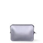 Borsa a tracolla da donna 100% Pvc FLAT-FLOWE-GUN METAL - CDF Marc Ellis