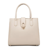 Borsa a mano da donna 100% pelle vegana PU 712-2PT-BEIGE Diana&co