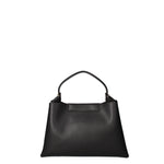 Borsa a mano da donna 100% pelle riciclata 07227-Nero Viola Castellani