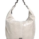 Borsa a spalla da donna Vera pelle JR-W-1171TJ-GLACIER GREY-CDF John Richmond