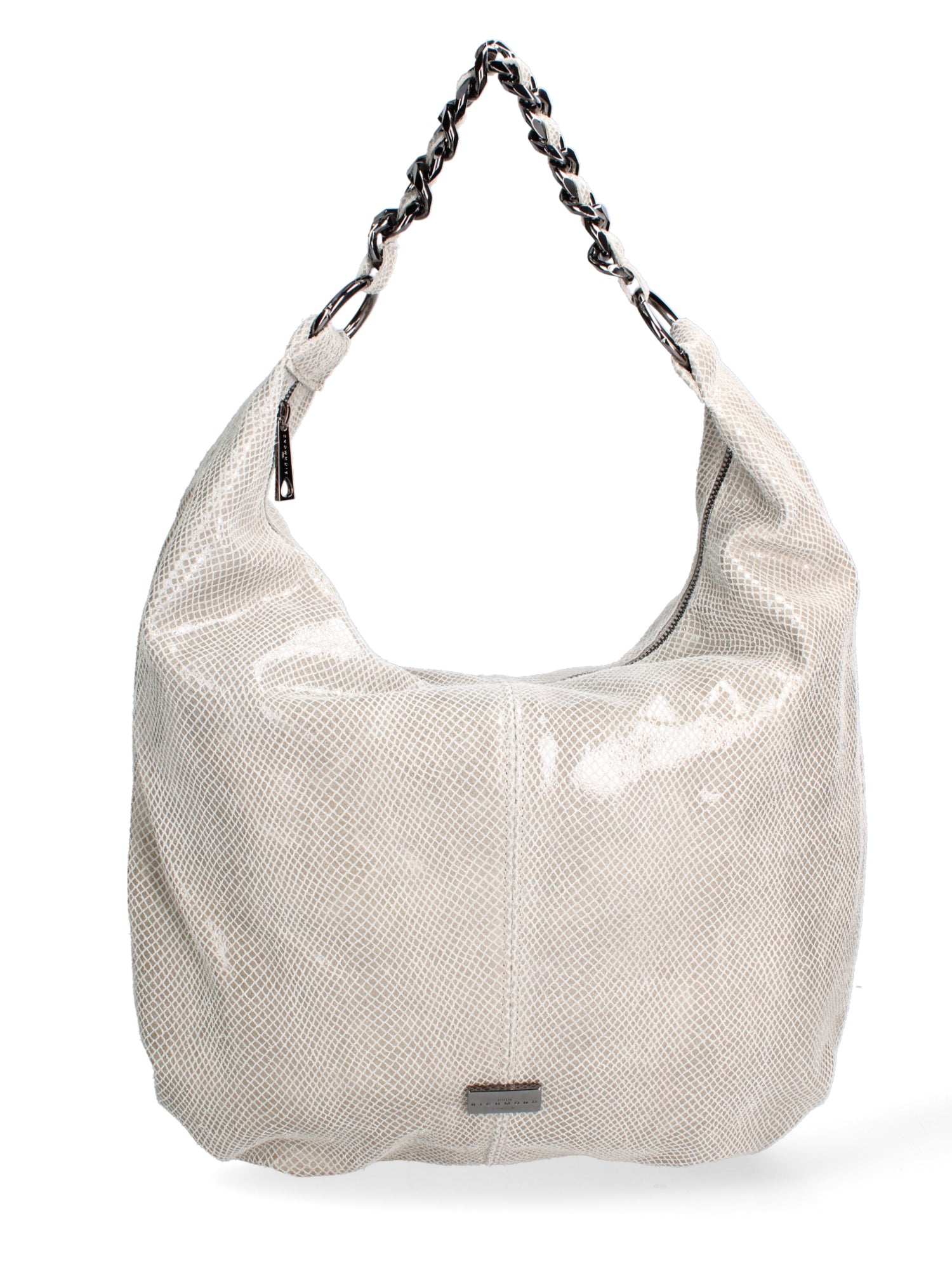 Borsa a spalla da donna Vera pelle JR-W-1171TJ-GLACIER GREY-CDF John Richmond