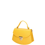 Borsa a mano da donna 100% vera pelle 07202-P 617 GIALLO Roberta Rossi