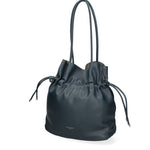 Borsa a spalla da donna 100% PVC F6717-2-NAVYBLUE David Jones