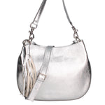 Elyana Borsa a spalla da donna Vera pelle 07316-DL1 ARGENTO Gave Lux