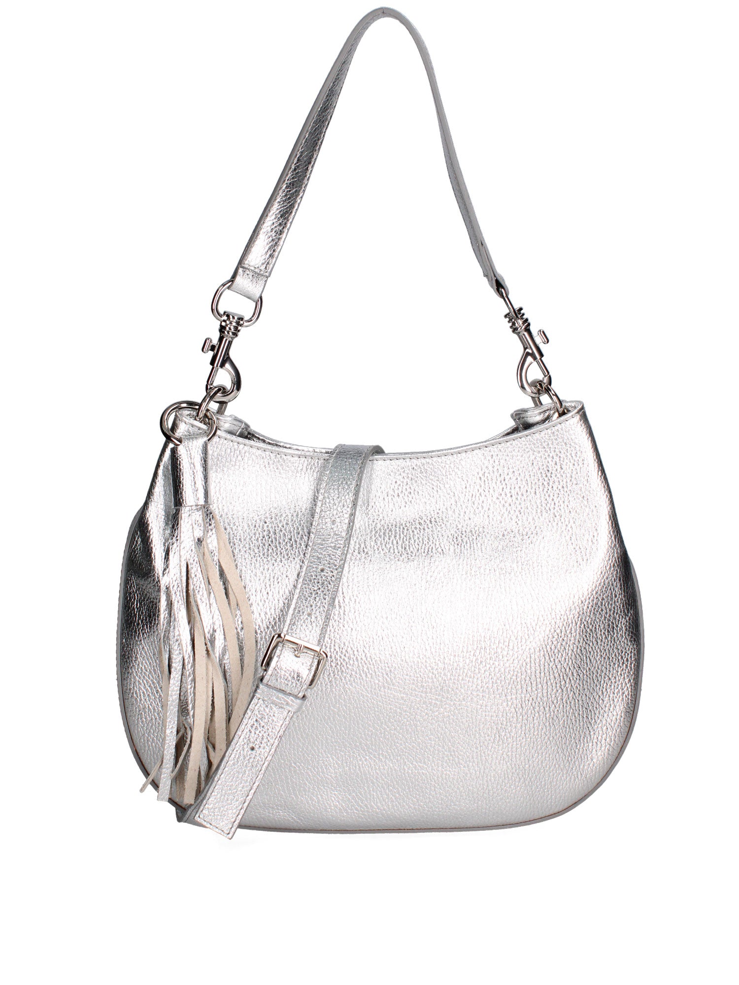 Elyana Borsa a spalla da donna Vera pelle 07316-DL1 ARGENTO Gave Lux