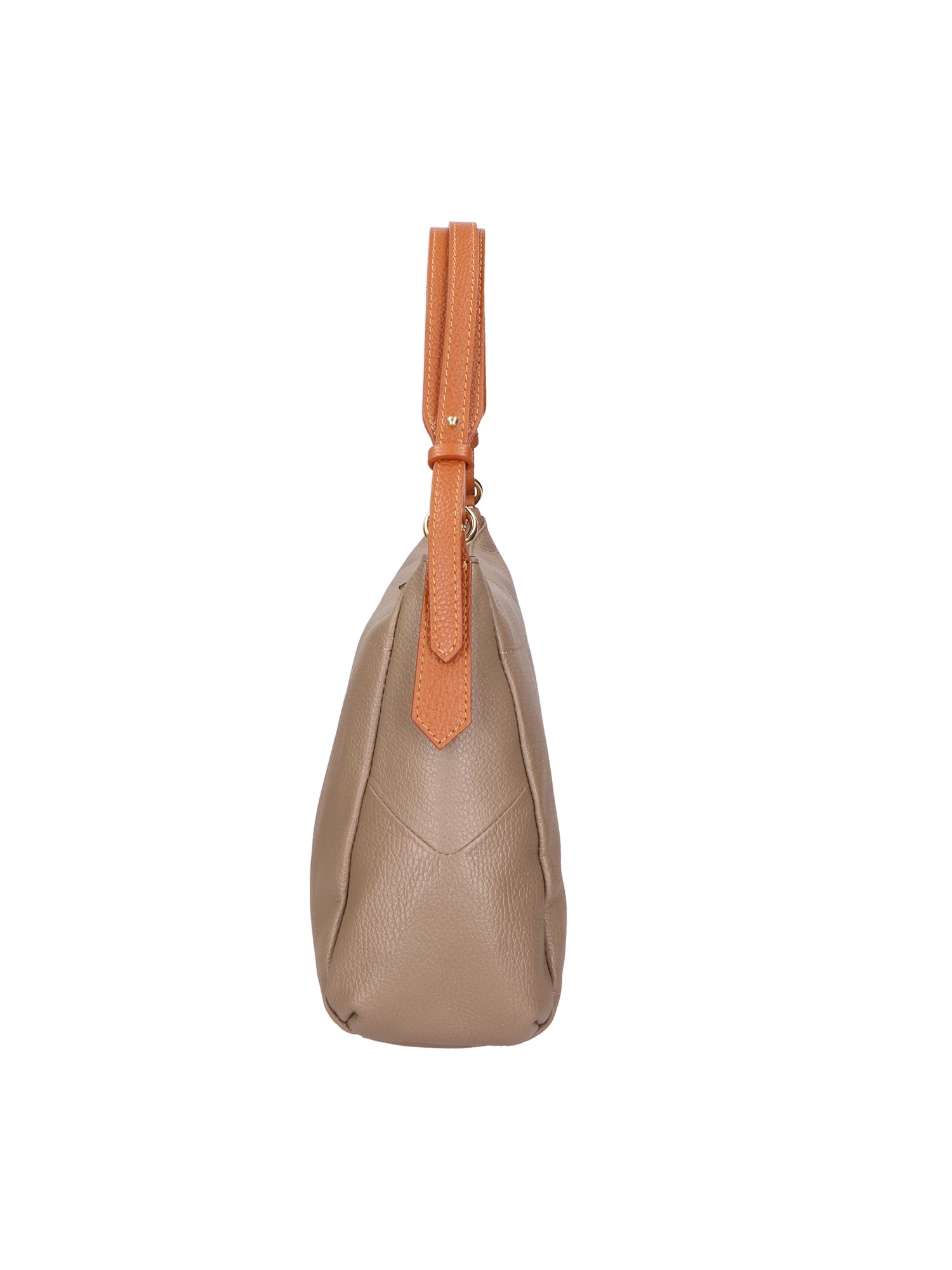Vladimira Borsa a spalla da donna Vera pelle 06675-D40 TAUPE +D17 CUOIO Gave Lux