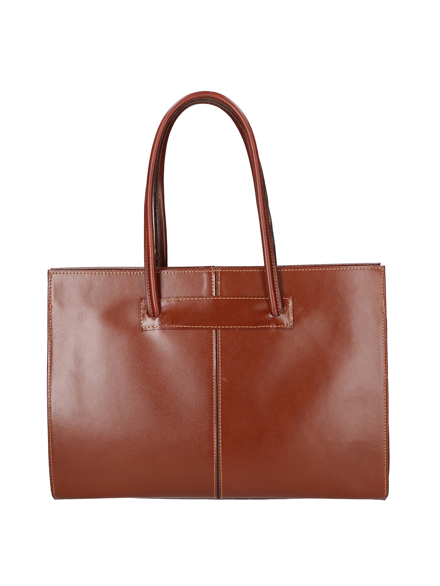 Eugenia Borsa a mano da donna 100% pelle 9008-MARRONE Gave Lux