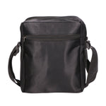 Borsa a tracolla uomo Pelle PU e Nylon PCL3149-BLACK Northampton Polo Club