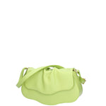 Borsa a spalla da donna Vera pelle 07152-D12 VERDE Viola Castellani
