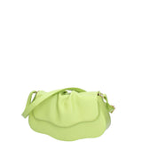 Borsa a spalla da donna Vera pelle 07152-D12 VERDE Viola Castellani