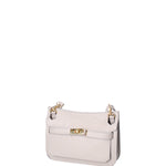 Katie Borsa a tracolla da donna 100% vera pelle 07145-D86 GRIGIO PERLA Viola Castellani