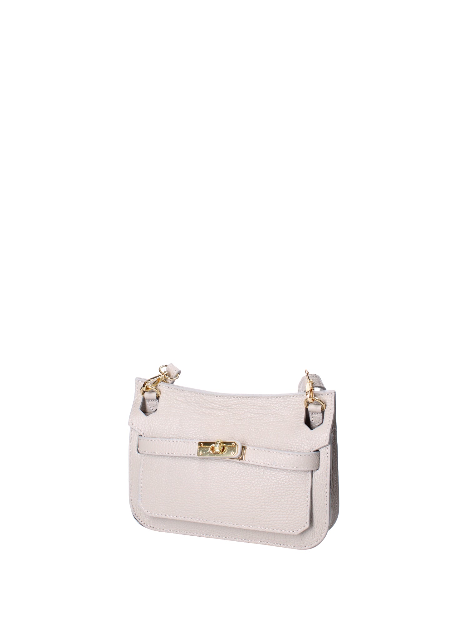 Katie Borsa a tracolla da donna 100% vera pelle 07145-D86 GRIGIO PERLA Viola Castellani