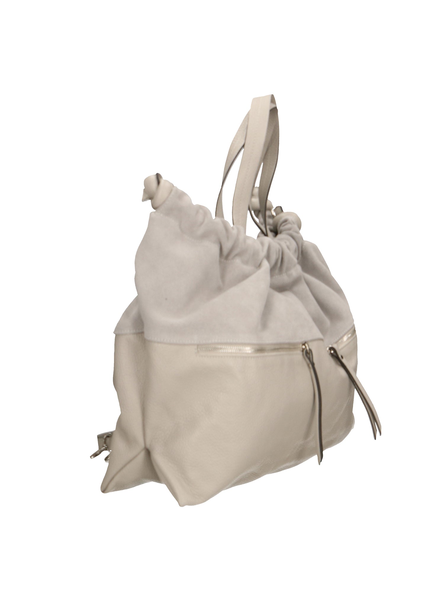 Firenze Borsa a mano da donna Vera pelle 01838-D86 GRIGIO PERLA PEARL GREY Gave Lux